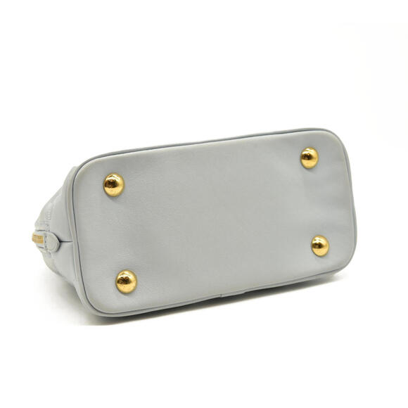 LOUIS VUITTON Calfskin Bubblegram Alma BB Ice Blue - Picture 7 of 16